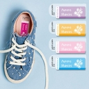 Etiquetas para zapatos pequeñas