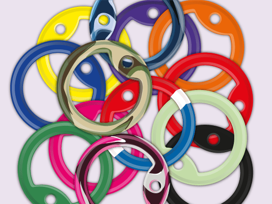 Anillos de goma para Chapa personalizada SOS