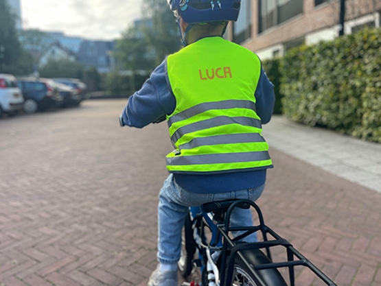 Chaleco de seguridad fluorescente para niños - Básico
