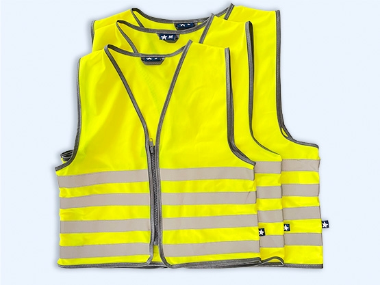 Chaleco de seguridad fluorescente para niños - Básico