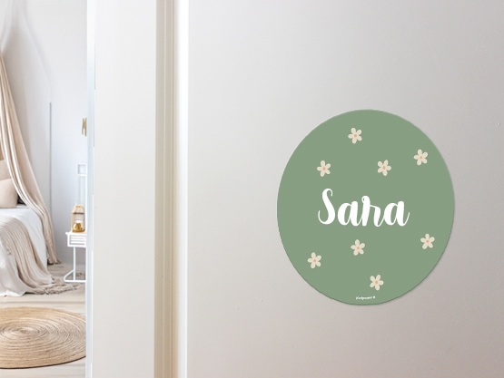 Pegatina para puerta con diseño