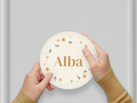 Pegatina para puerta con diseño