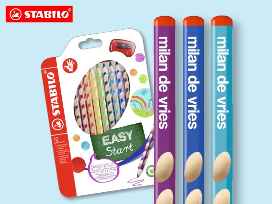 Lápices STABILO personalizados con nombre