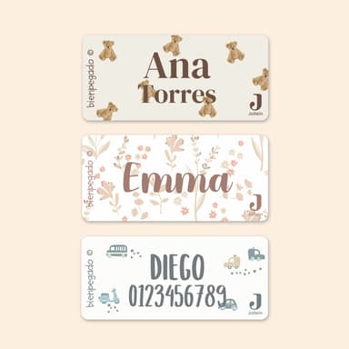 Etiquetas para ropa Jollein