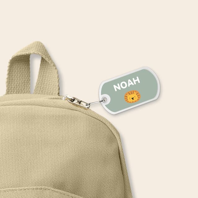 Etiquetas para mochila con nombre