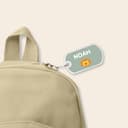 Etiquetas para mochila con nombre