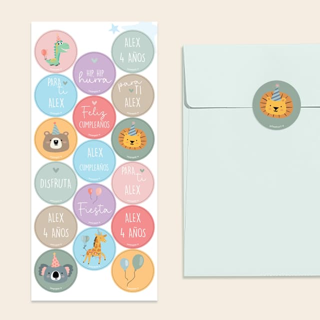 Etiquetas de cumpleaños