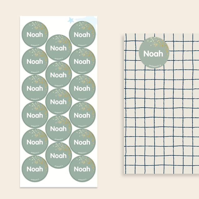 Etiquetas personalizadas dorado/plateado