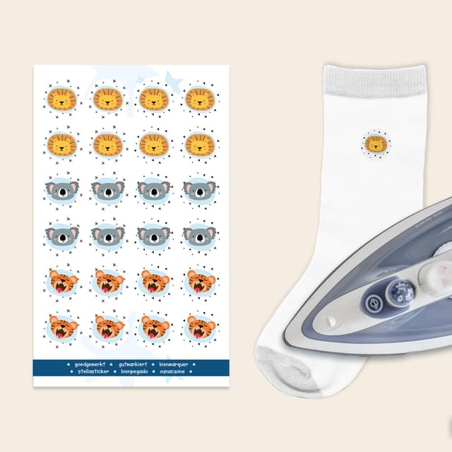 Etiquetas termoadhesivas redondas