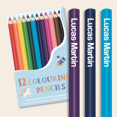 Lápices de colores personalizados