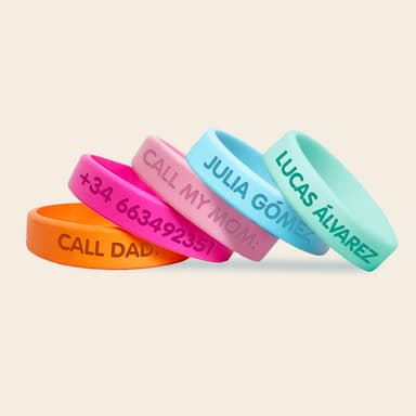 Pulsera personalizada SOS