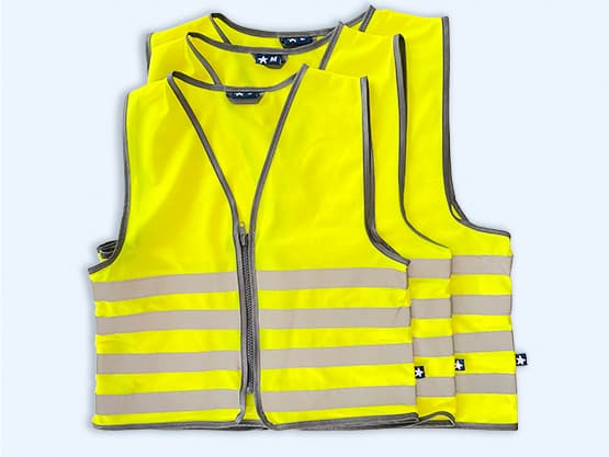 Chaleco de seguridad fluorescente para niños - Básico