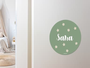 Pegatina para puerta con diseño