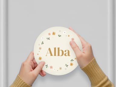 Pegatina para puerta con diseño