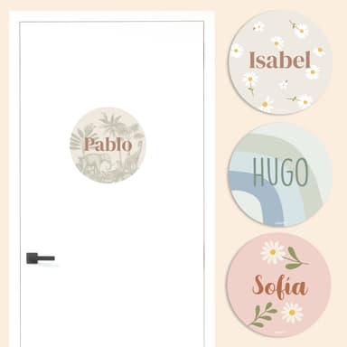 Pegatina para puerta con diseño