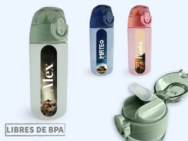 Botella personalizada Mundo Real