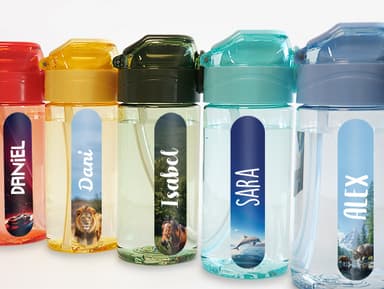 Botella personalizada Mundo Real