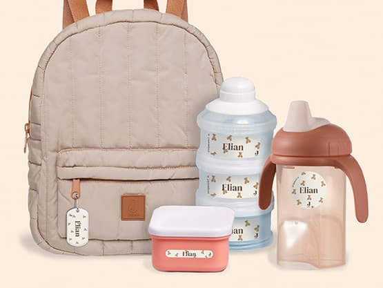 Etiqueta para mochila Jollein