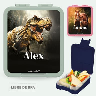 Fiambrera personalizada Mundo Real