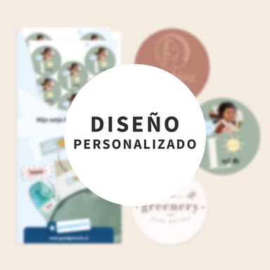 Diseña tus propias etiquetas redondas