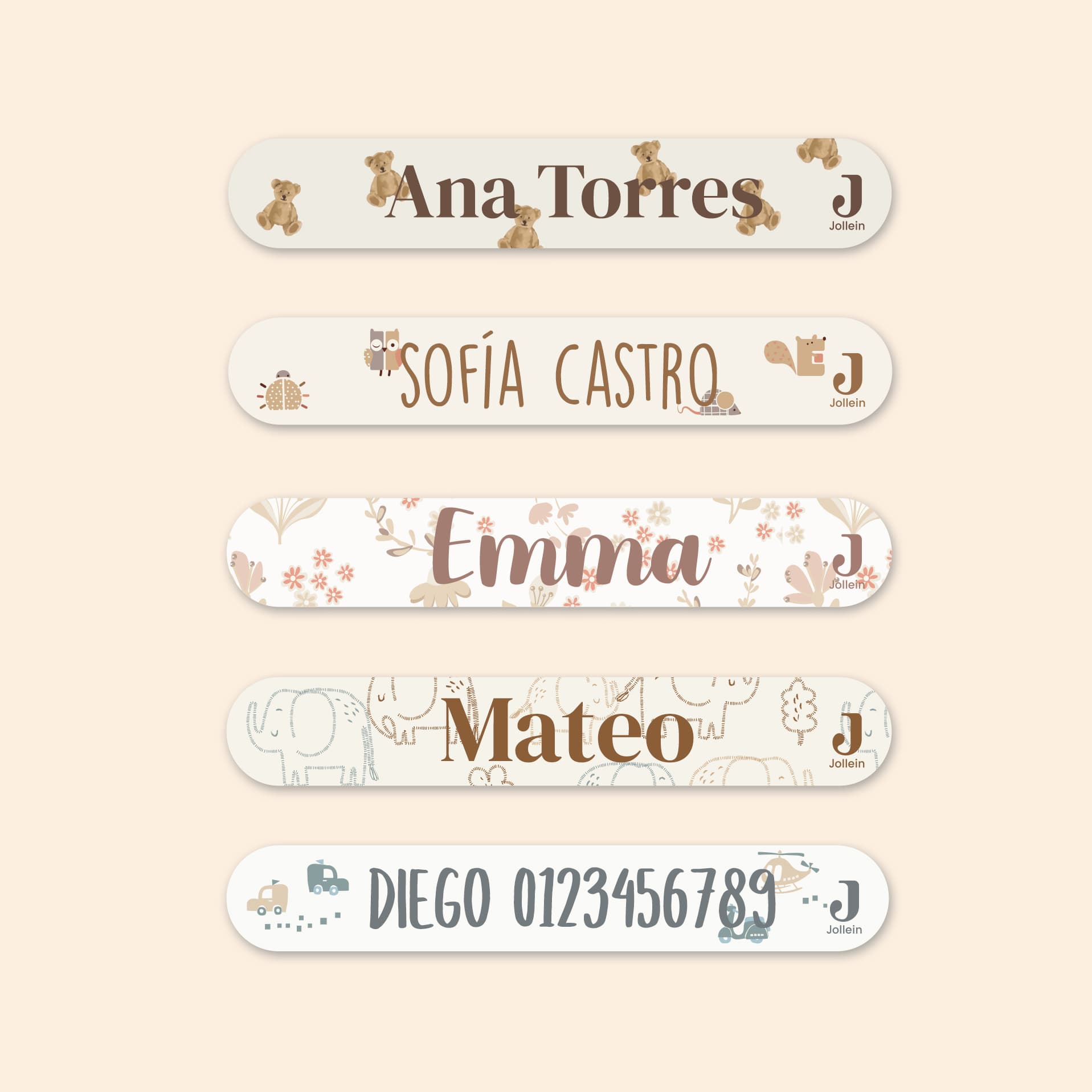 Mini etiquetas Jollein