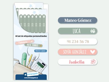 Mini etiquetas