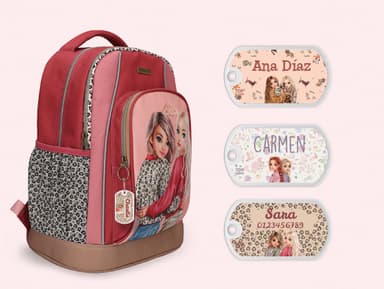 Etiqueta para mochila TOPModel