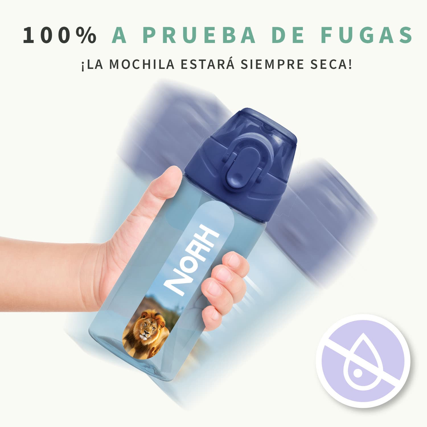 Botella personalizada Mundo Real