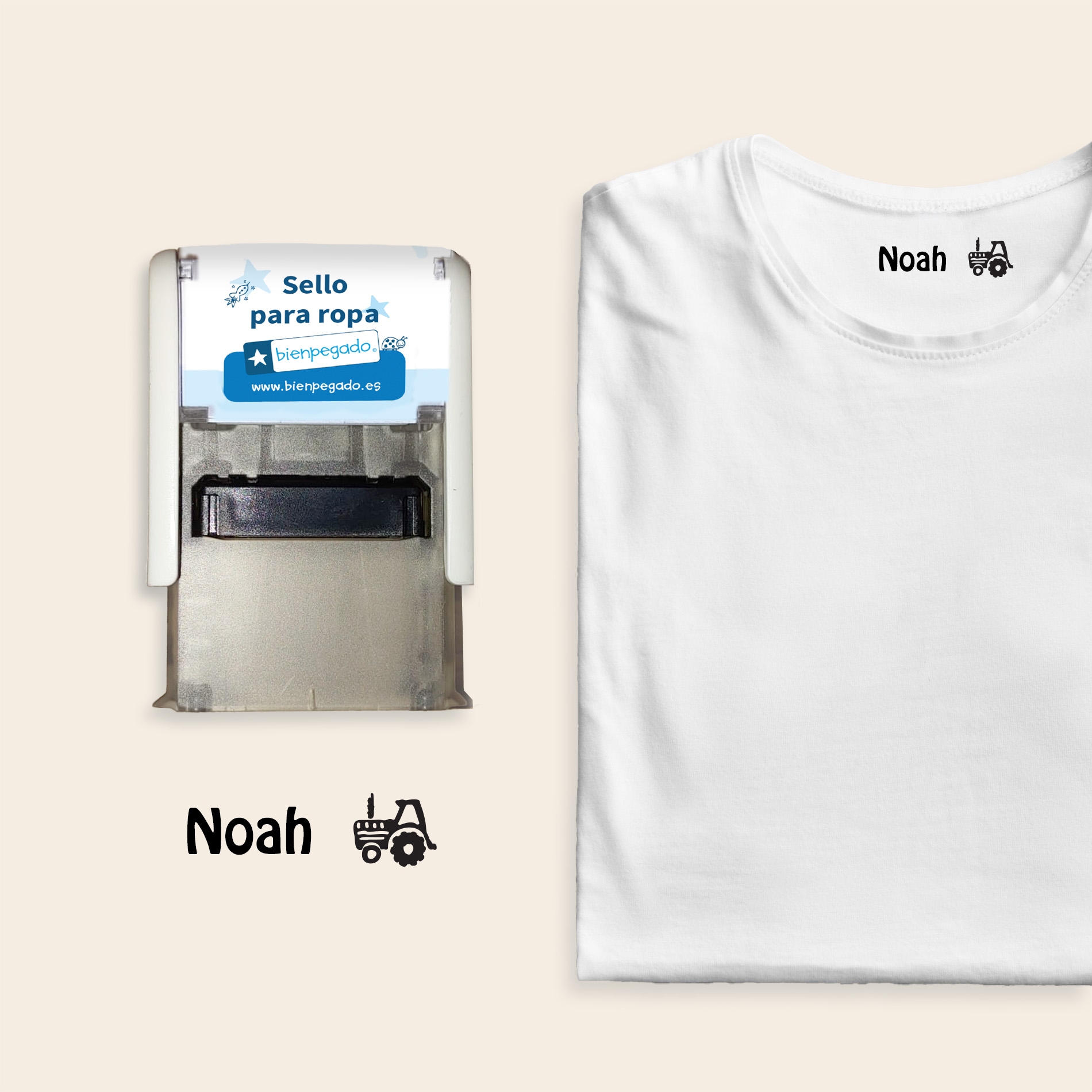 Sello personalizado para ropa