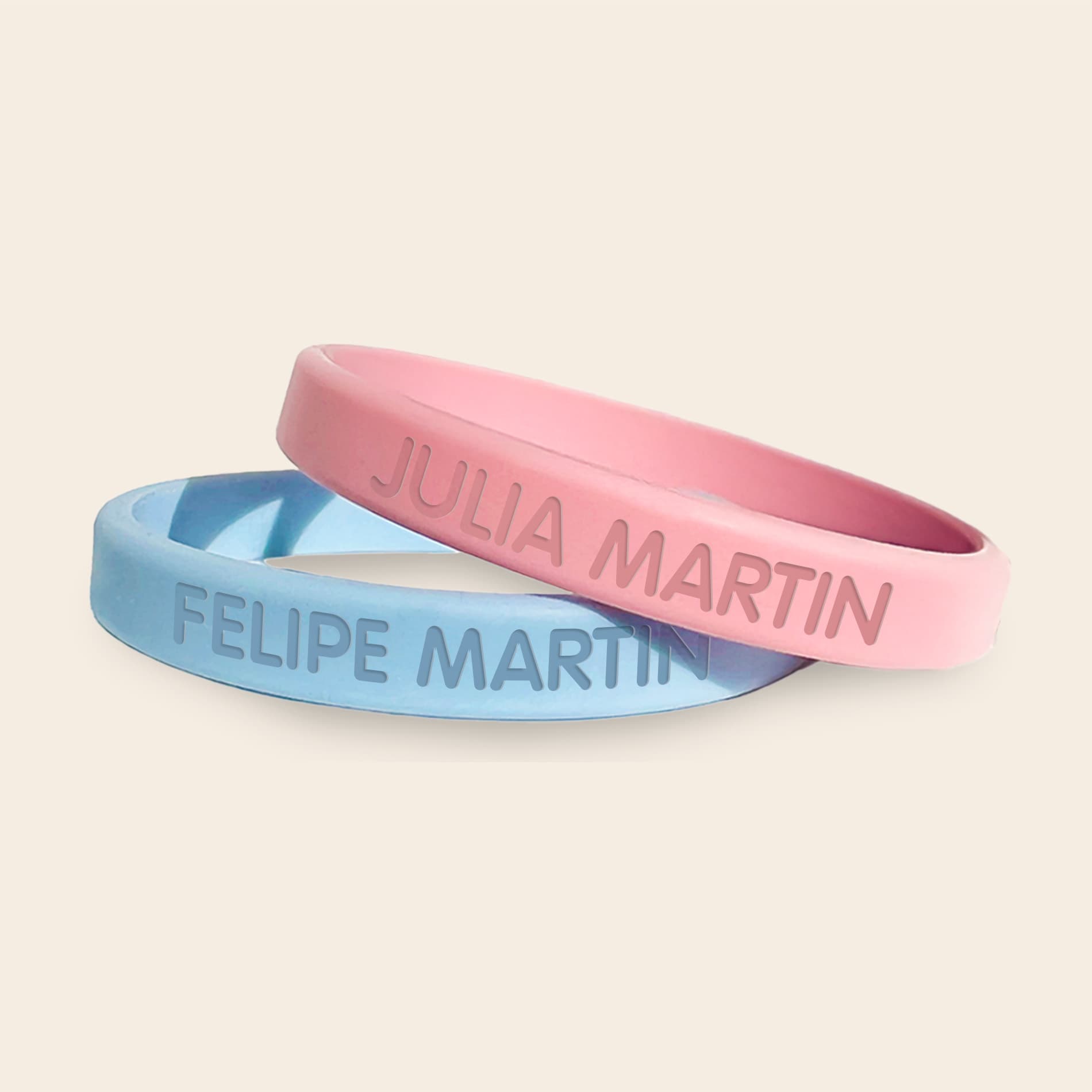Paquete Dúo - Pulseras personalizadas SOS