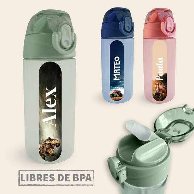 Botella personalizada Mundo Real