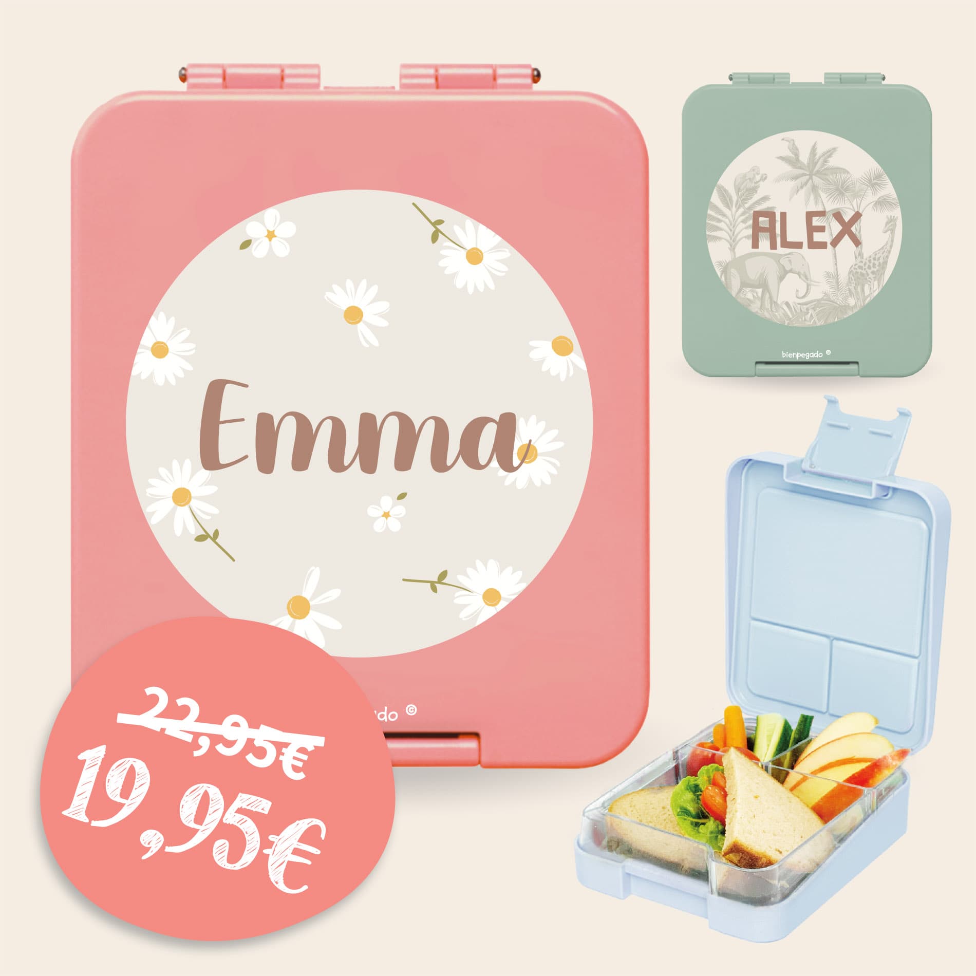 Fiambrera personalizada con diseño