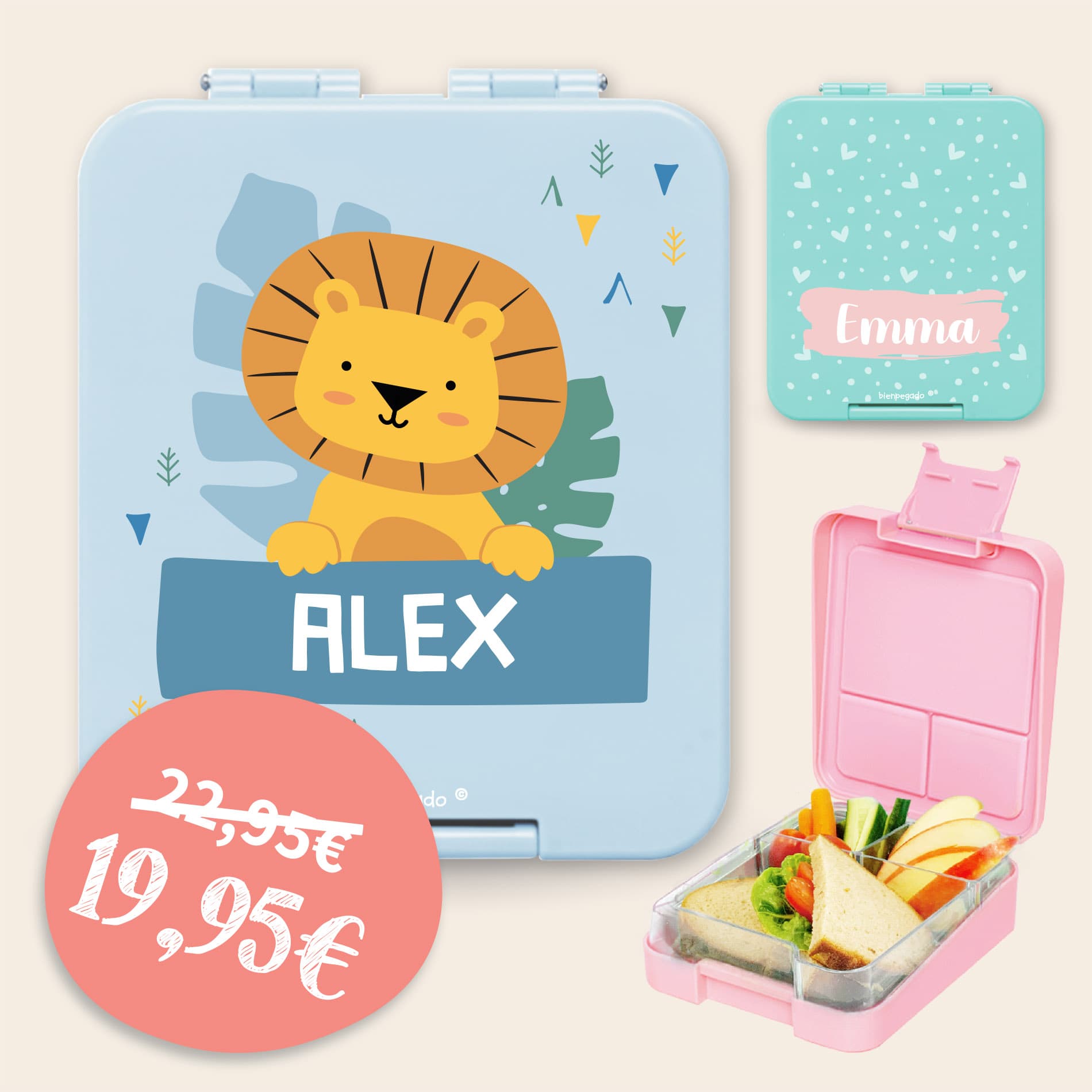 Fiambrera personalizada con tema