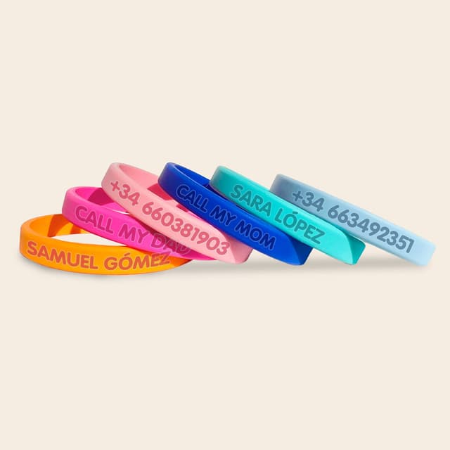 Pulsera SOS delgada