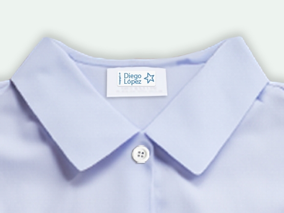 Etiquetas para ropa autoadhesivas