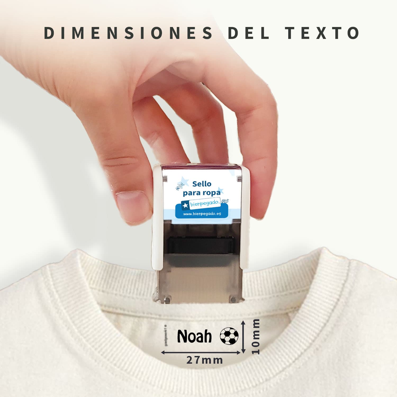 Sello personalizado para ropa
