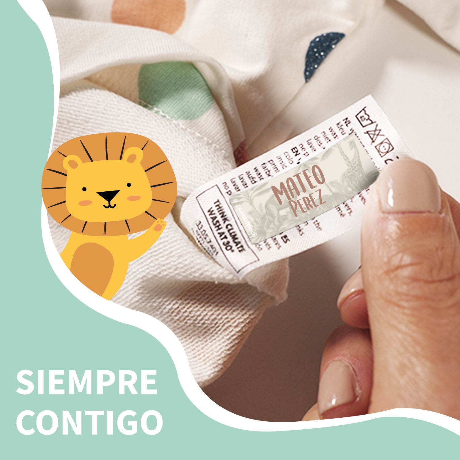 Etiquetas para ropa con diseño