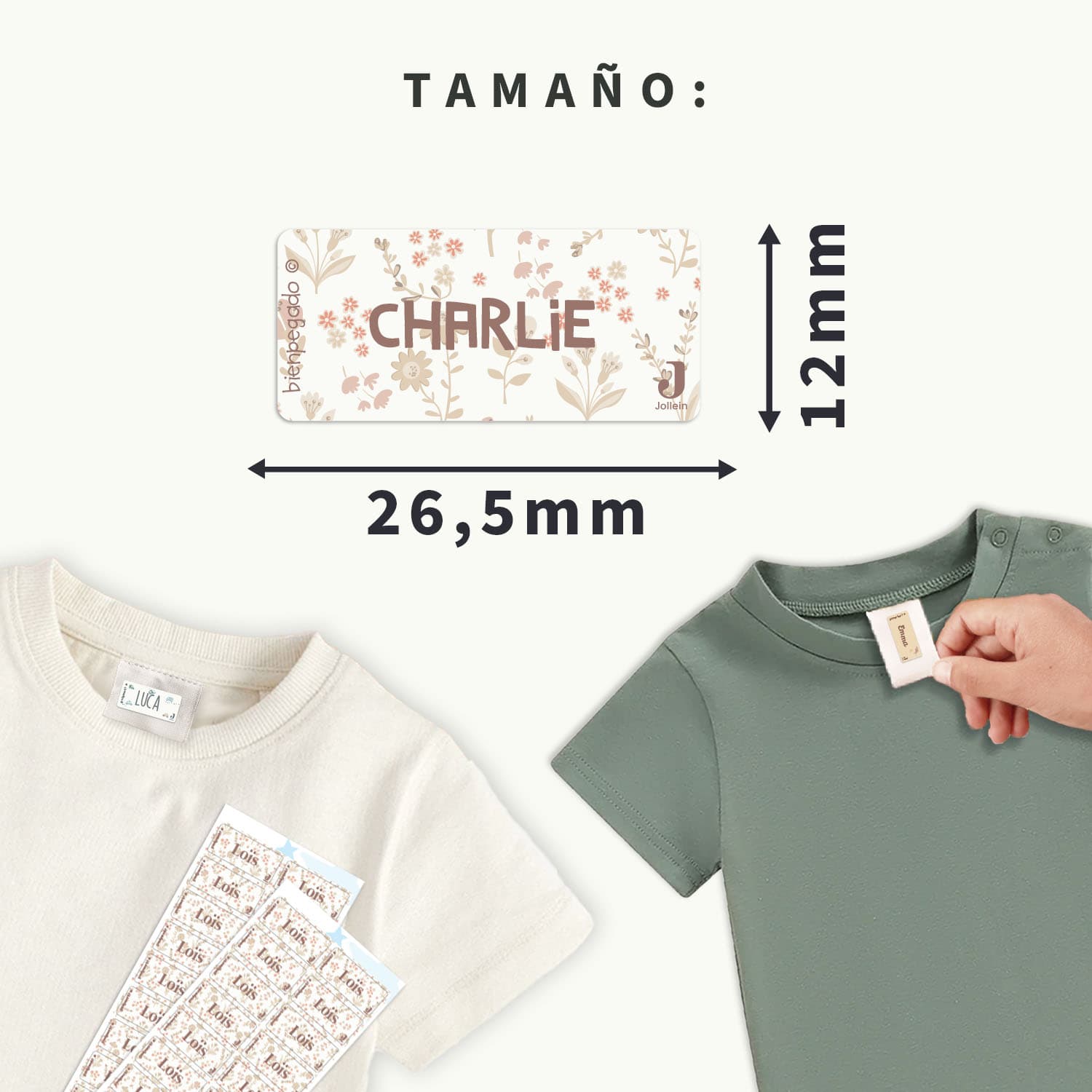 Etiquetas para ropa Jollein