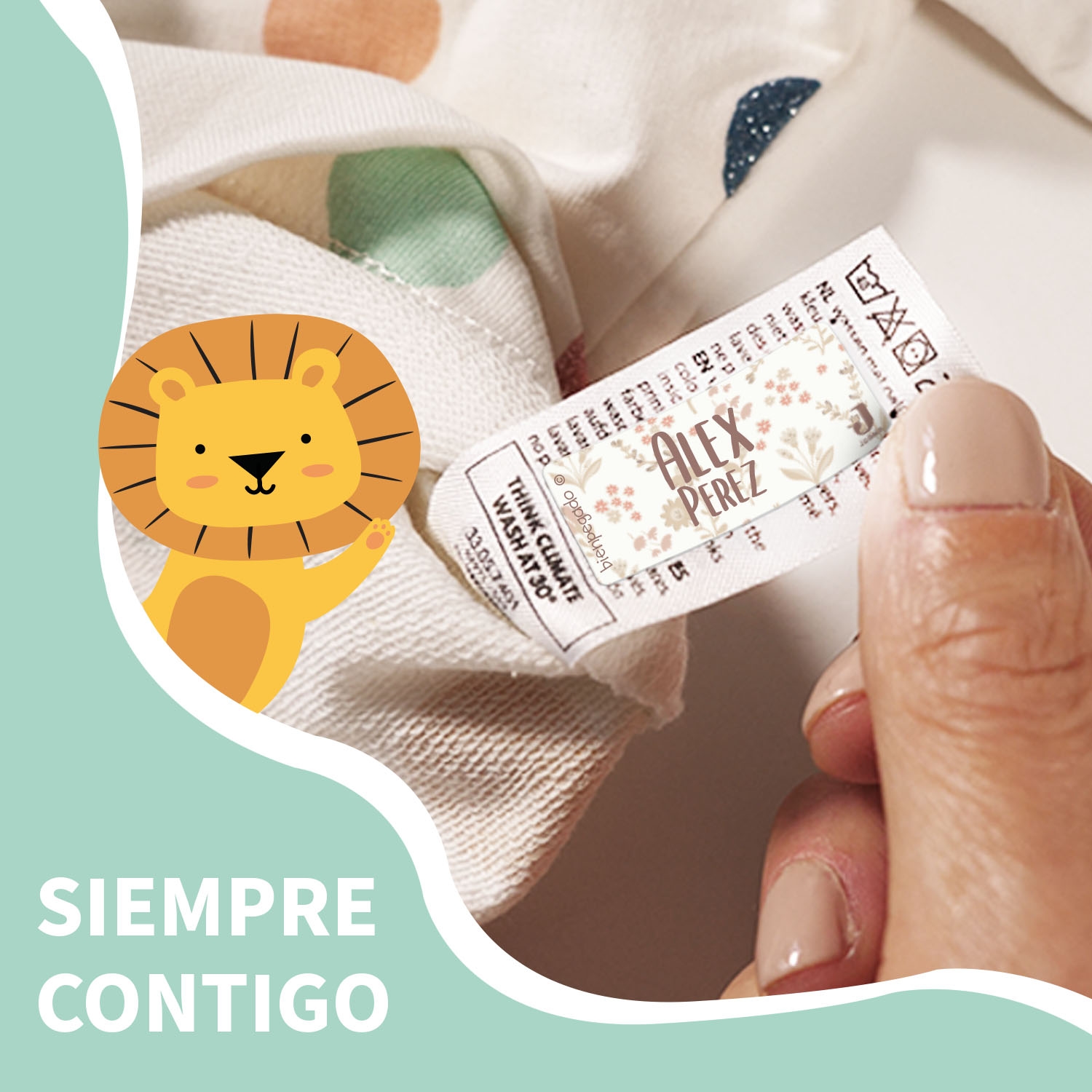 Etiquetas para ropa Jollein