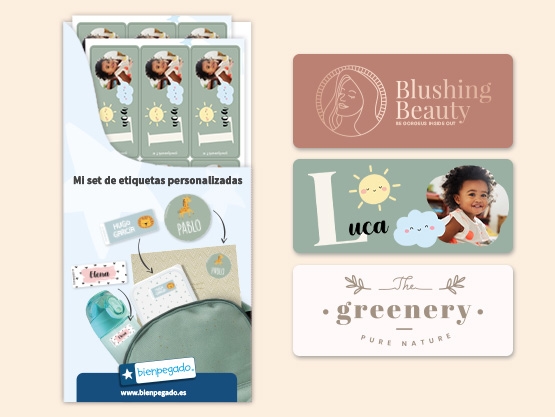 Diseña tus propias etiquetas