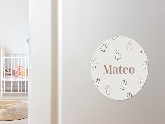 Pegatina para puerta con diseño