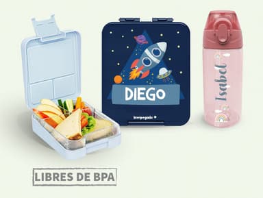 Kit para el almuerzo – Fiambrera & Botella personalizada