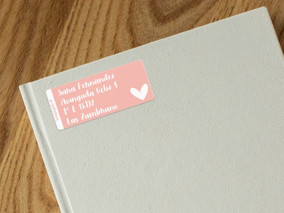 Etiquetas personalizadas grandes