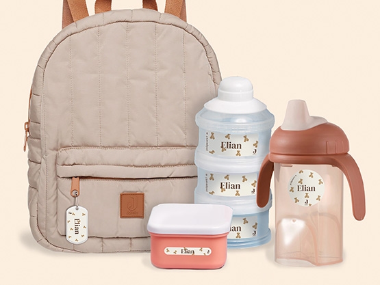 Etiqueta para mochila Jollein