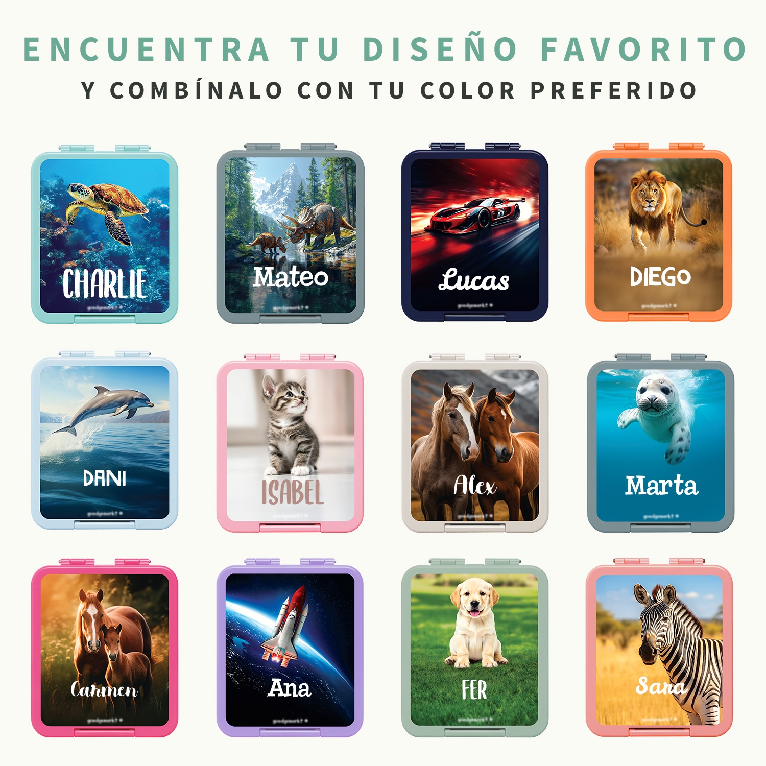 Fiambrera personalizada Mundo Real