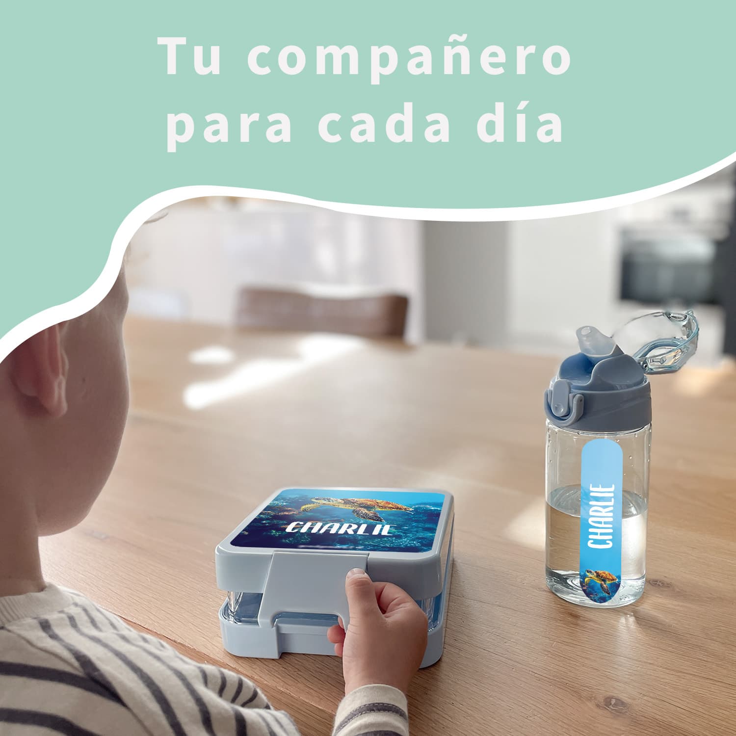 Fiambrera personalizada Mundo Real