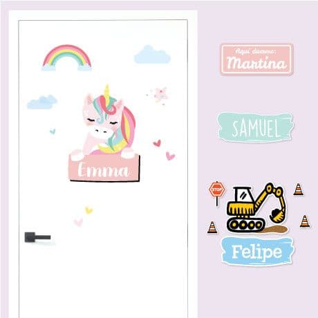 Pegatina para puerta