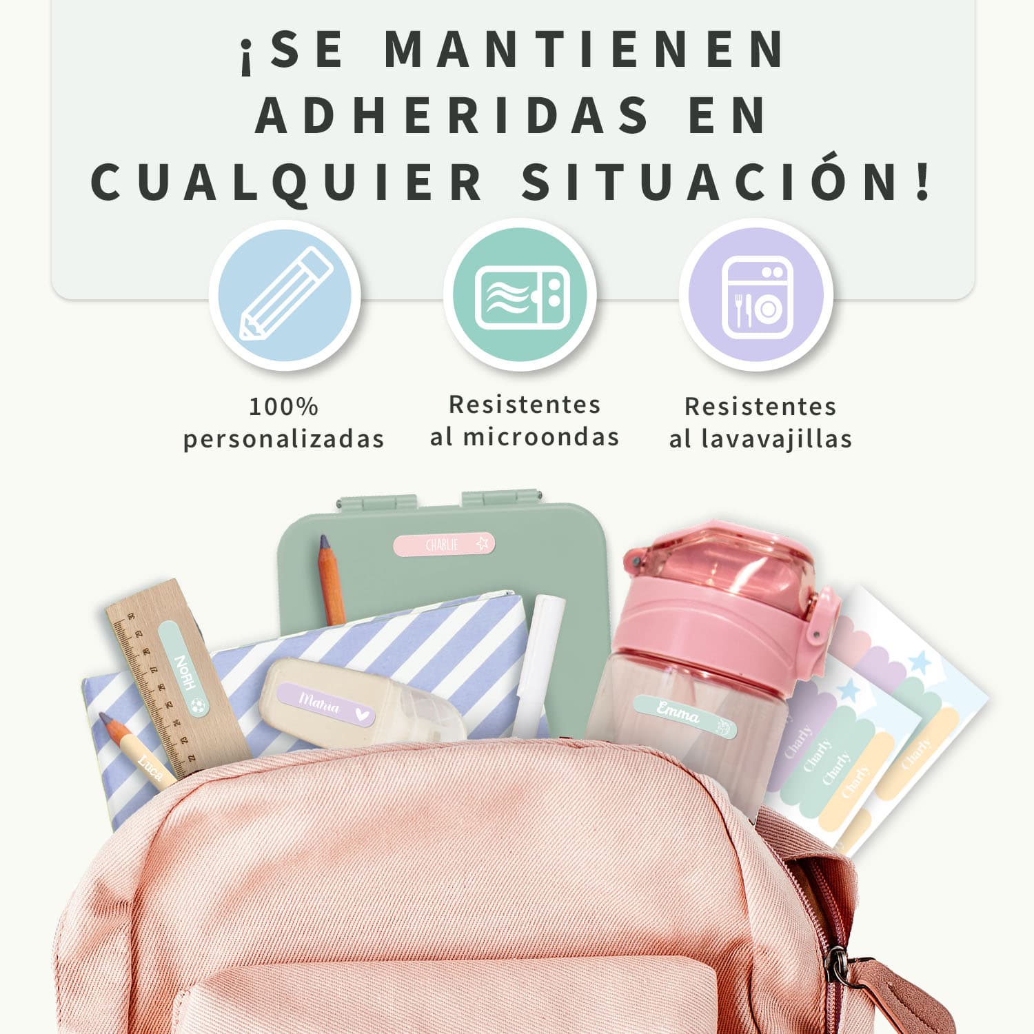 Mini etiquetas – Multicolor