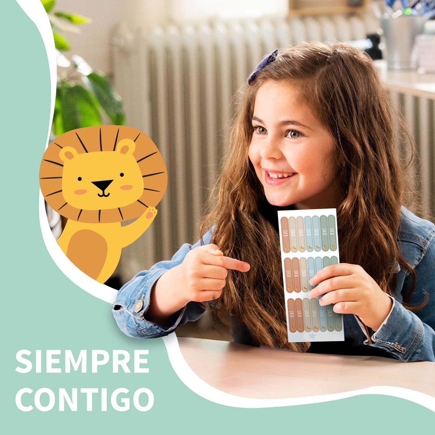 Mini etiquetas con tema