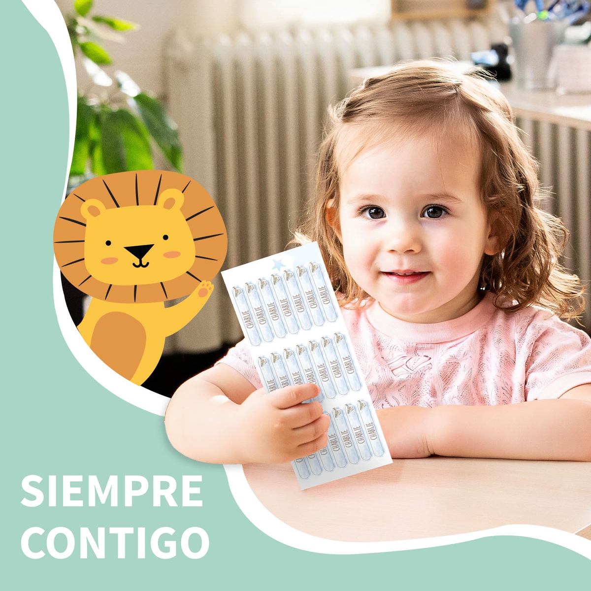Mini etiquetas Acuarela